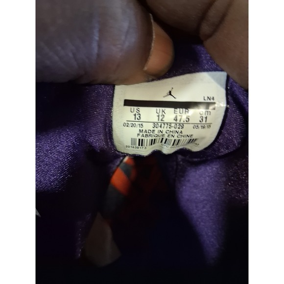 NIKE AIR JORDAN 7 RETRO OG MARVIN THE MARTIAN SZ 13 304775-029 AUTHENTIC VTG - Picture 8 of 8